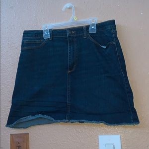 Blue jean skirt
